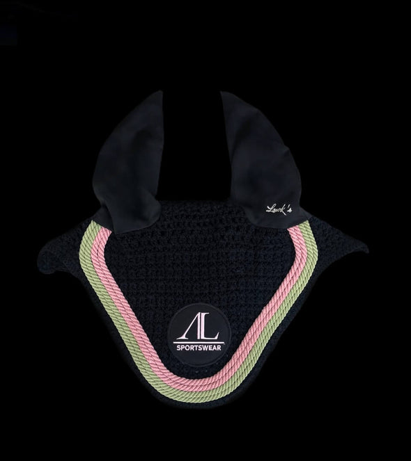 bonnet noir 4 cordes vert anis rose poudre alexandra ledermann sportswear alsportswear