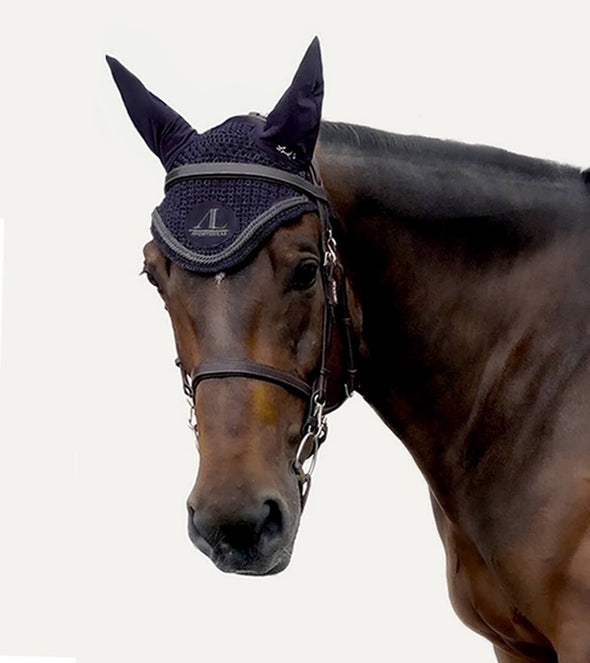 bonnet cheval bleu nuit cordes gris anthracite alexandra ledermann sportswear alsportswear