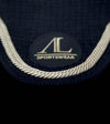 bonnet cheval noir 2 cordes or logo flamme zoom alsportswear alexandra ledermann sportswear