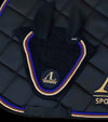 bonnet cheval noir cordes or caramel bleu roi alsportswear alexandra ledermann sportswear