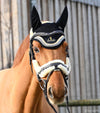 bonnet cheval noir cordes or silver alexandra ledermann sportswear alsportswear