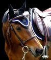 bonnet cheval noir cordes bleu roi et blanc alexandra ledermann sportswear alsportswear