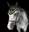 bonnet cheval noir cordes or vert sapin Alexandra ledermann sportswear alsportswear