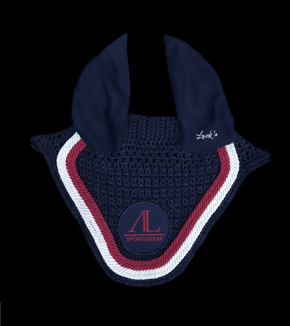 bonnet cheval bleu nuit cordes bordeaux blanc alsportswear alexandra ledermann sportswear