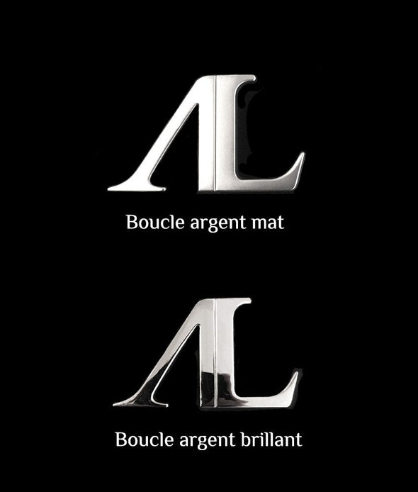 ceinture al cuir marron surpiqures ton sur ton couleur boucle argent alexandra ledermann sportswear