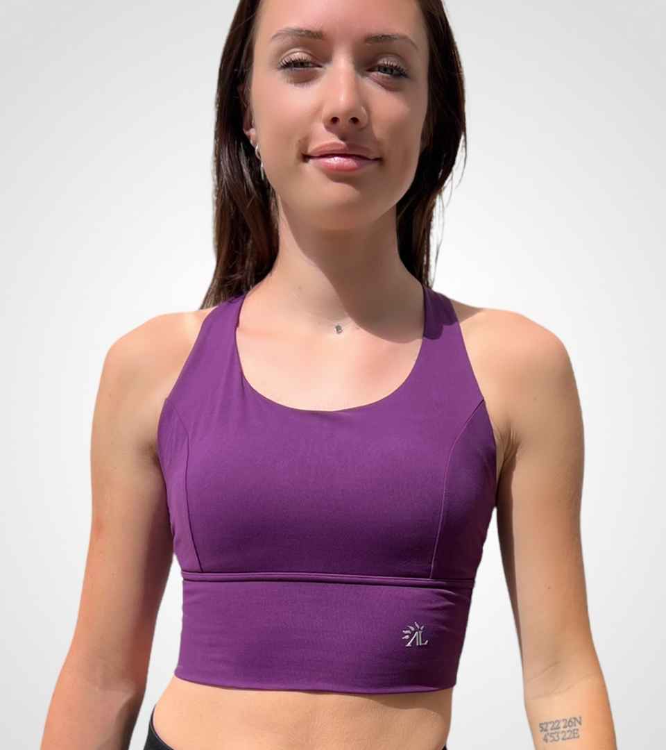 Brassière de Sport Comfort Violet ∙ AL Sportswear – Alexandra