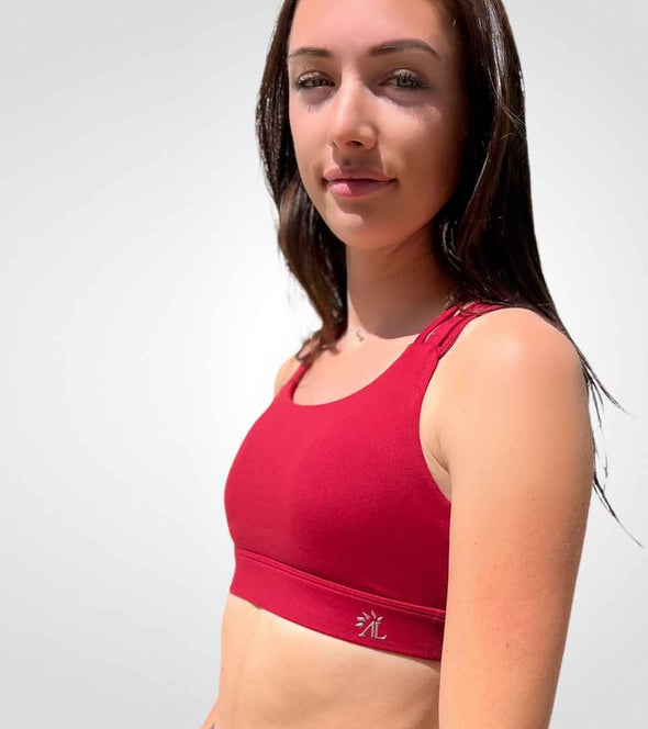 Brassière de Sport Power Rouge ∙ AL Sportswear – Alexandra