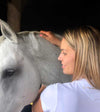top basic cavaliere eclairee blanc tee-shirt equestre alexandra ledermann sportswear alsportswear