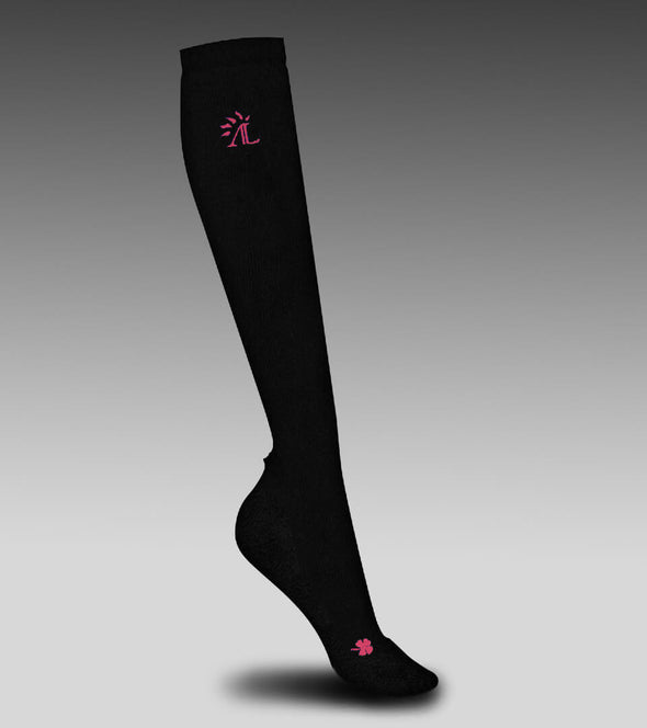 chaussettes equitation femme noir rose gris love power alexandra ledermann sportswear