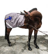 couvre reins gris medium bleu roi imperméable doublure polaire cheval alexandra ledermann sportswear alsportswear