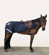 couvre reins cheval imper polaire bleu nuit brandebourg silver gris alexandra ledermann sportswear alsportswear