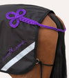 couvre reins noir violet brandebourg alexandra ledermann sportswear alsportswear