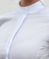 chemise equitation espanola fines rayure claires details boutons alsportswear alexandra ledermann sportswear
