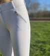 Pantalon Easy Rider microfibre blanc Alexnadra Ledermann Sportswear
