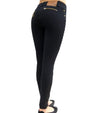 pantalon d'equitation genial noir details dores alexandra ledermann sportswear alsportswear