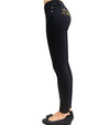 pantalon d'equitation genial noir femme  alexandra ledermann sportswear alsportswear