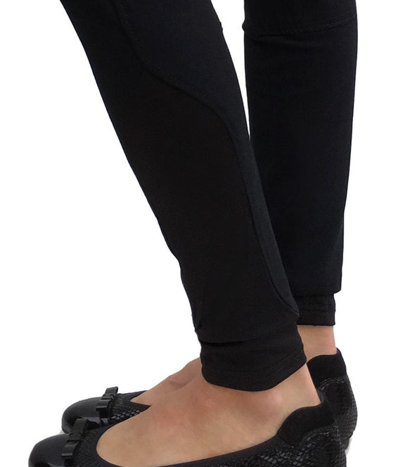 pantalon d'equitation genial noir bas jambe alexandra ledermann sportswear alsportswear