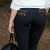 pantalon d'equitation genial noir alexandra ledermann sportswear alsportswear