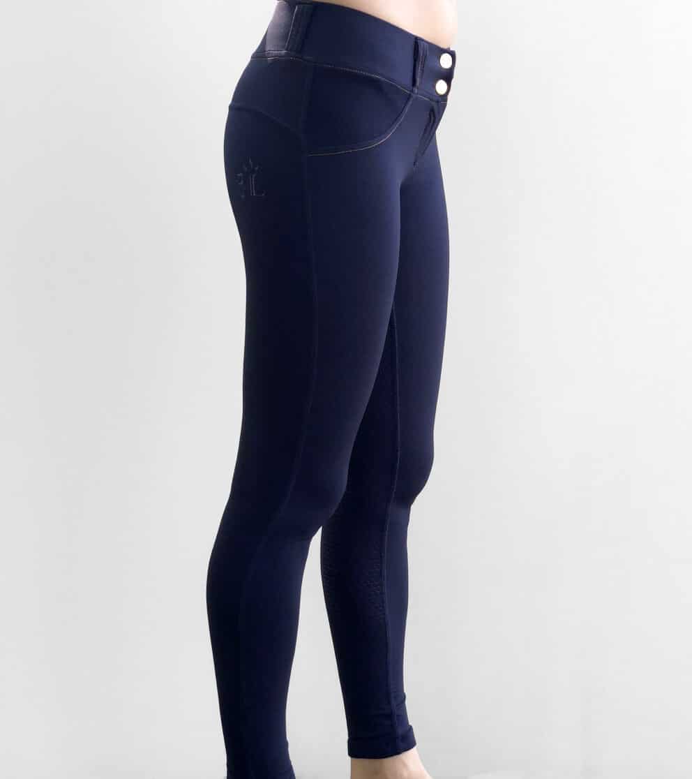 Pantalon Chaud Femme Golfino Performance Art Bleu Marine : Achat