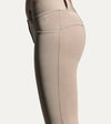 pantalon d équitation full grip good vibes beige nacre profil alexandra ledermann sportswear
