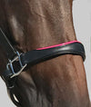 licol cuir noir details rose muserolle cheval poney alexandra ledermann sportswear alsportswear