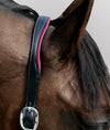 licol cuir noir details rose tetiere cheval poney alexandra ledermann sportswear alsportswear