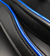 licol cuir noir details bleu roi zoom cheval poney alexandra ledermann sportswear alsportswear