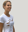 top basic licorne blanc tee-shirt femme alexandra ledermann sportswear alsportswear
