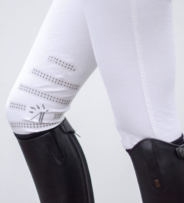Pantalon Grip AL-Chimie Blanc silicone alexandra ledermann sportswear alsportswear