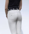 Pantalon Equitation Double Jeu Gris Clair poche arrière gauche AL Sportswear Alexandra Ledermann Sportswear