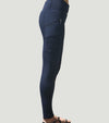 pantalon equitation full grip magic vibes bleu marine profil droit alexandra ledermann sportswear alsportswear