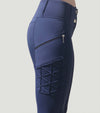 pantalon equitation full grip magic vibes bleu marine poche alexandra ledermann sportswear alsportswear