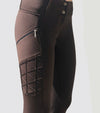 pantalon equitation full grip magic vibes chocolat avant alexandra ledermann sportswear alsportswear