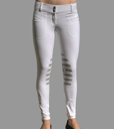 Pantalon Al Ibi Blanc Face Alexandra Ledermann Sportswear Al Sportswear