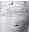 pantalon equitation metalical blanc broderie alexandra ledermann sportswear alsportswear