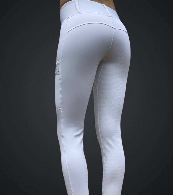 pantalon equitation blanc femme diamond vibes al sportswear alexandra ledermann sportswear