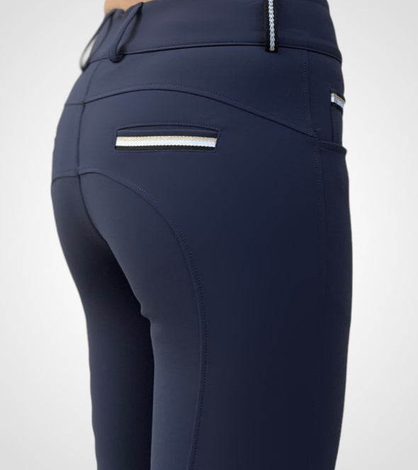 pantalon equitation bleu marine grip femme no name alexandra ledermann sportswear alsportswear