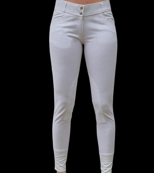 pantalon equitation concours coton femme royal blanc alexandra ledermann sportswear alsportswear