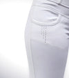 pantalon concours swarovski sculptural blanc alexandra ledermann sportswear alsportswear