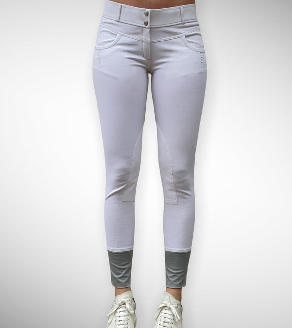 pantalon equitation blanc sculptural bas lycra alexandra ledermann sportswear alsportswear