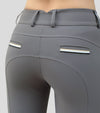 pantalon equitation confortable gris no name alexandra ledermann sportswear alsportswear