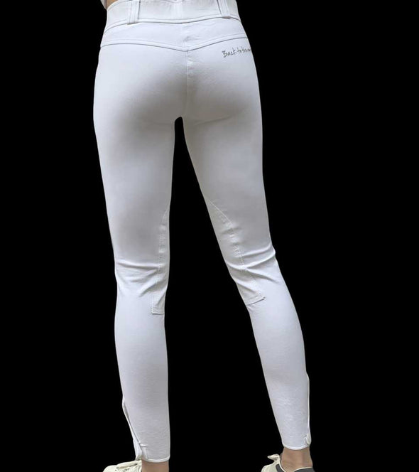 pantalon de concours blanc femme original blanc alexandra ledermann sportswear alsportswear