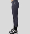 Pantalon Equitation Femme TriumphAl Gris Smoke Profil Gauche Alsportswear Alexandra Ledermann Sportswear