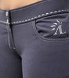 Pantalon Equitation Femme Triumph Al Gris Smoke Zoom Broderie Alsportswear Alexandra Ledermann Sportswear