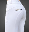 pantalon equitation femme blanc confortable no name alexandra ledermann sportswear alsportswear