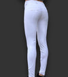 pantalon equitation full grip one name blanc alexandra ledermann sportswear al sportswear