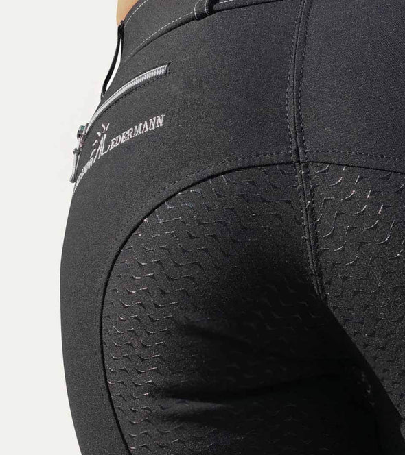 pantalon equitation femme gainant grip noir paillettes cyniscal alexandra ledermann sportswear alsportswear