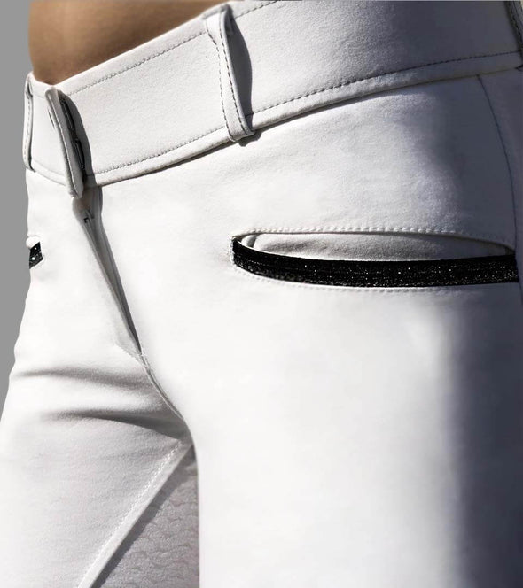 pantalon equitation femme cyniscal blanc full grip zoom avant alsportswear alexandra ledermann sportswear