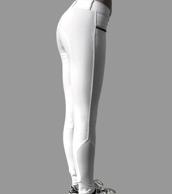 pantalon equitation femme cyniscal blanc profil droit alsportswear alexandra ledermann