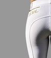 Pantalon Equitation Femme Genial Thaute Full Grip Blanc Zoom Arriere Gauche Alsportswear Alexandra Ledermann Sportswear